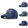Denim Baseball Cap With Embroidery For Unisex Casual Summer Fashion