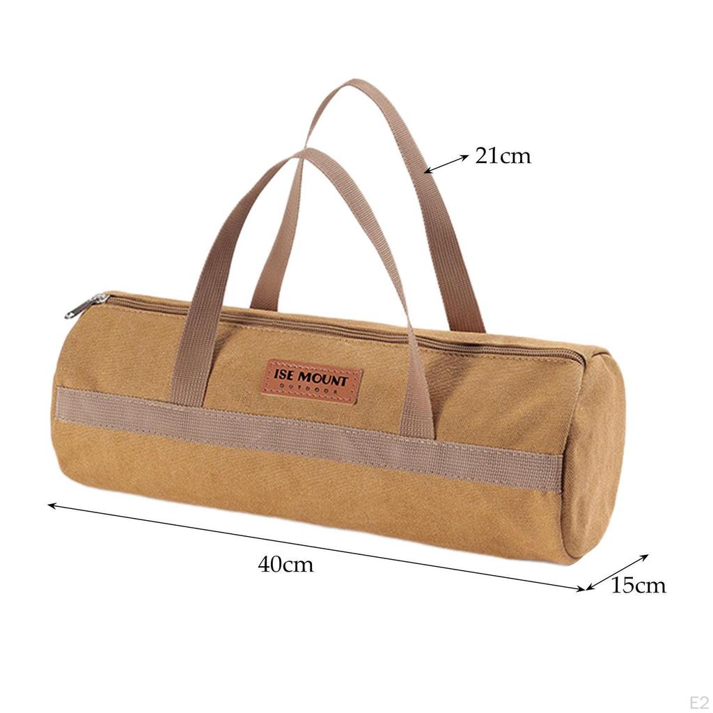 Tent Stakes Storage Bag Camping Peg Holder Multi Tools Portable for Fishing