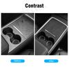 For Tesla Model 3 Model Y - Suede Center Console Cover Protector Central Control Wrap Panel Sticker Film Car Accessories