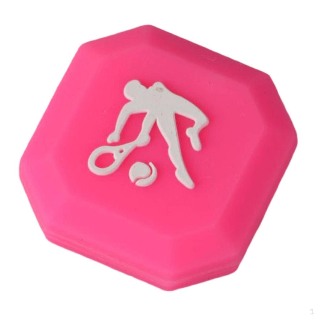 Tennis Racket Dampener Absorber Decorative for Better Control Indoor Clip On Enthusiasts Game