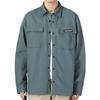 Timberland Solid Color Logo Patch Outdoor Casual Sports Polo Long Sleeve Men tops Green A22AZ-392