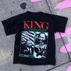 Martin Luther King T Shirt Europe United States Fashion Men Women Short Sleeve Tees Streetwear Loose Casual Retro Trend Portrait