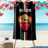 AS Roma Logo Print Beach Towel, Large Soft Quick Dry Towel for Beach Camping Swimming