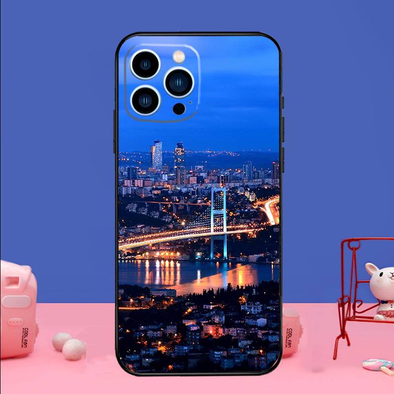 Turkey Istanbul Scenery Building Phone Case For iPhone 17 16 15 13 11 12 14 Pro Max mini 15 16 Plus 16e 17 Air Bumper Cover