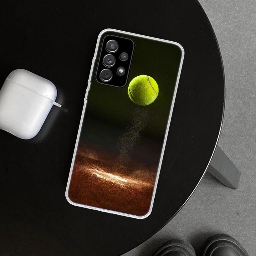 Tennis Sport Phone Case Cover for Samsung Galaxy A12 A22 A32 A52 A72 A02S A51 A50S A31 A20S A10S Note 20 Ultra 10 Plus Galaxy A1