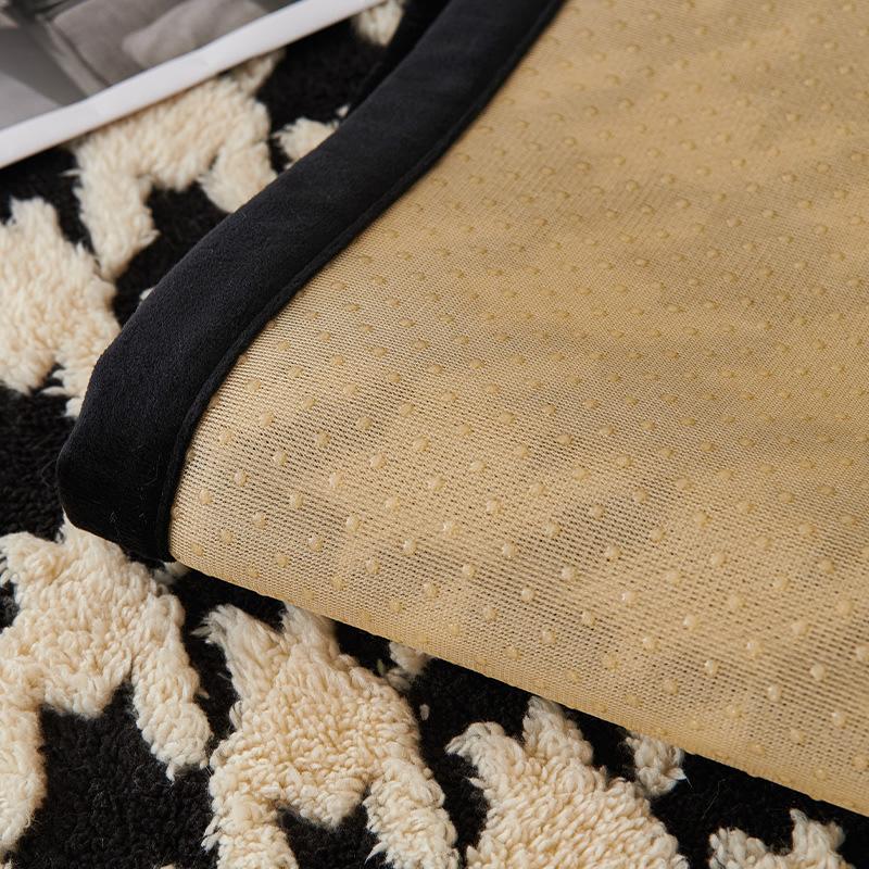 Sofa Cushion Winter Thickened Fleece Cushion High Sense Non-Slip Leather Sofa Cover Cover Cloth