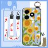 Fashion Design Durable Phone Case For Tecno Spark20/KJ5 Flower Anti-knock Phone Holder Anti-dust Dirt-resistant Ring