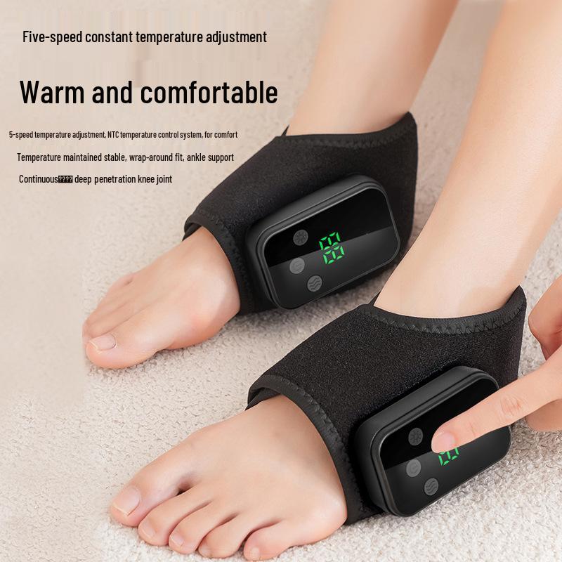Electric Heated Foot & Ankle Massager with Vibration Therapy