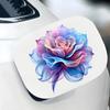 QT2490#15cm Cartoon Rose Embroidery Waterproof Car Decorative Decal, Suitable for Cars, Laptops, Bumpers, Glass Window Sticker