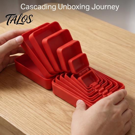 3D Printed Keepsake Boxes 7 Layer Nesting Gift Box, Multi-Layer Nested Storage Container 7-In-1 Container, Portable Prank Present Packaging