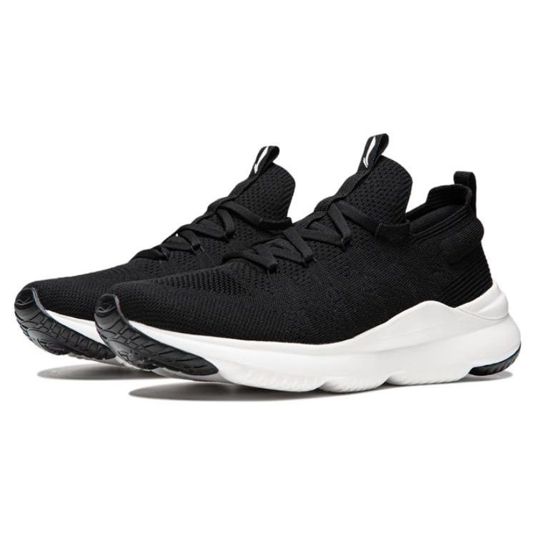 Li Ning Cloud Comfort Soft Resilient Breathable Thick Sole Height Increasing Shock Absorbing Non-Slip Wear-Resistant Low-Top Casual Shoes AGLU170-3
