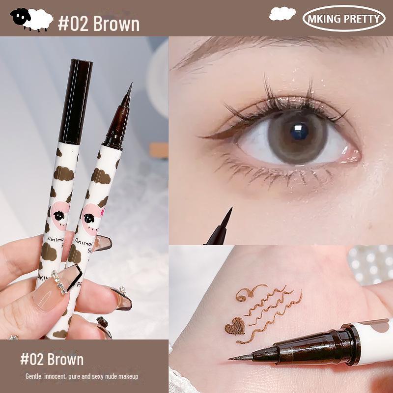MKING PRETTY Ultra-Fine Waterproof Eyeliner Pen: Natural, Long-Lasting, and Smudge-Resistant.