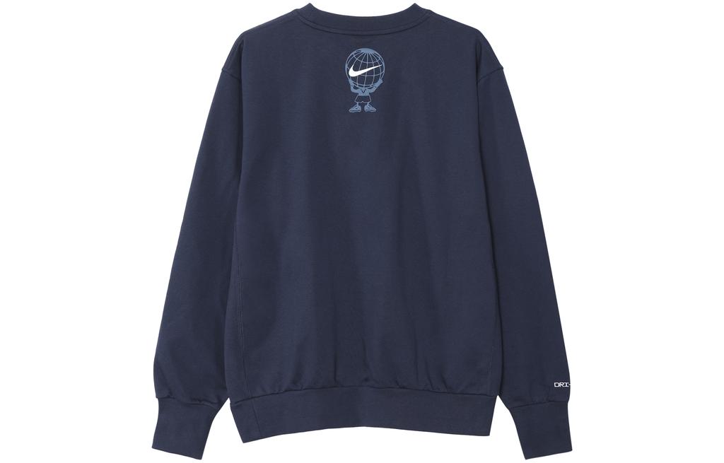 Nike Sweatshirts Men's Blue Crew Neck Moderate Other FD9744-410