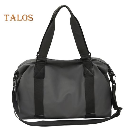 

Портативная дорожная сумка большой вместимости с несколькими отделениями, застежка-молния, водонепроницаемая дорожная сумка, спортивная сумка серый