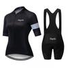 Womens Cycling Jersey Shorts Set Breathable Quick-Dry Team Edition Road Bike Apparel