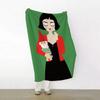 Movie a amelie Throw Soft Warm Flannel Fleece Throw Blanket for Sofa Bed Travel Home