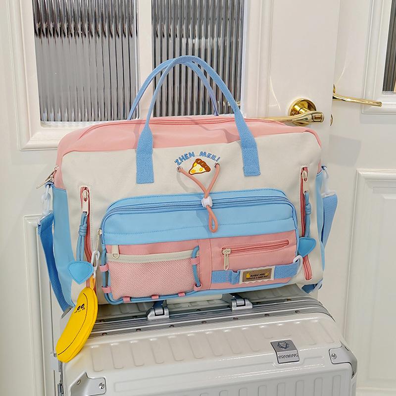 Dopamine High Value Yoga Fitness Bag Female New Short distance Travel Cute Portable Travel Bag Shoulder Bag