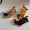 Knitted Crochet Hair Clip Cute Cartoon Cat Bb Clip Bangs Clip Edge Clip Hair Accessory  Style Headwear