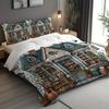 Comforter Book Store Style Bedding Set 3D Printed Single Twin Double Size Home Decor Birthday Gift For Kid