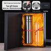 One-Touch Open Goose Egg Double-Layer Glass Cup: Anti-Scalding, High Borosilicate, Quick-Open Tea/Water Separation Cup