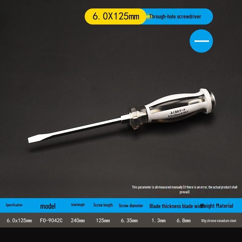 Industrial Grade Magnetic Screwdriver Set - Super Hard, Impact Resistant, Flat & Phillips Slotted Heads