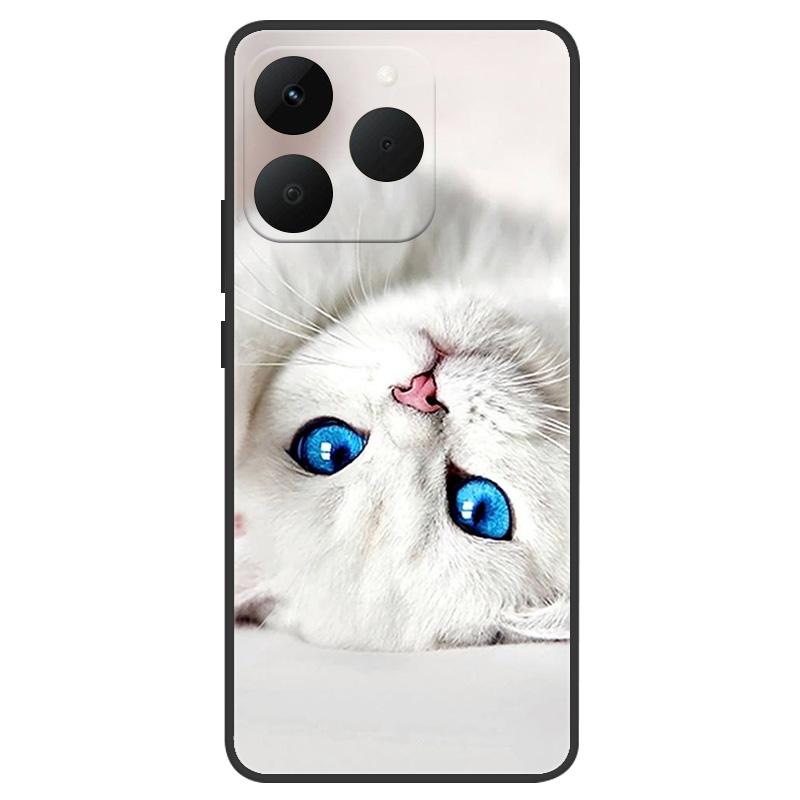 Per Custodia Realme 15T Realme15T 5G NUOVO TPU Silicone Antiurto Gatto Copri Telefono Per Realme 15 T 15t 2025 Funda Stampa Morbido Guscio