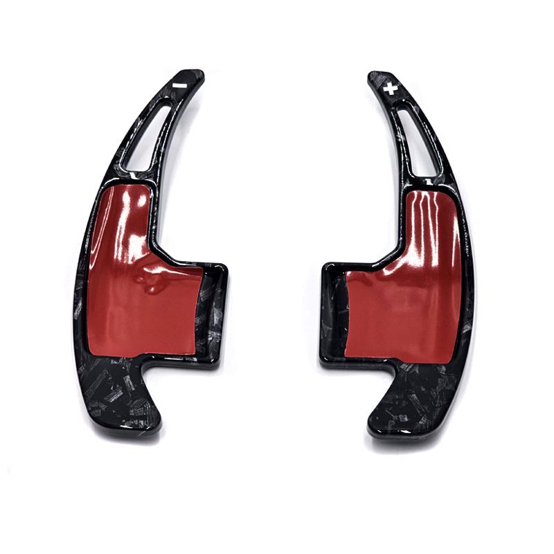 2 Pcs Car Steering Wheel Paddle Shifter Cover For Ford Mustang 2015 2016 2017 2018 2019 2020 2021 2022 2023 ABS Trim Accessories