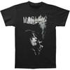 Camiseta para hombre Bob Marley Fumar Pequeña Negra