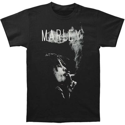 Men's Bob Marley Smoke T-shirt Small Black
