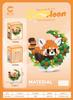 Animales Pequeños Panda Gato Flor Luna Dibujos Animados Animación Bloques de Construcción Juguete Kawai Modelo de Montaje Niños Niñas Regalo de Navidad