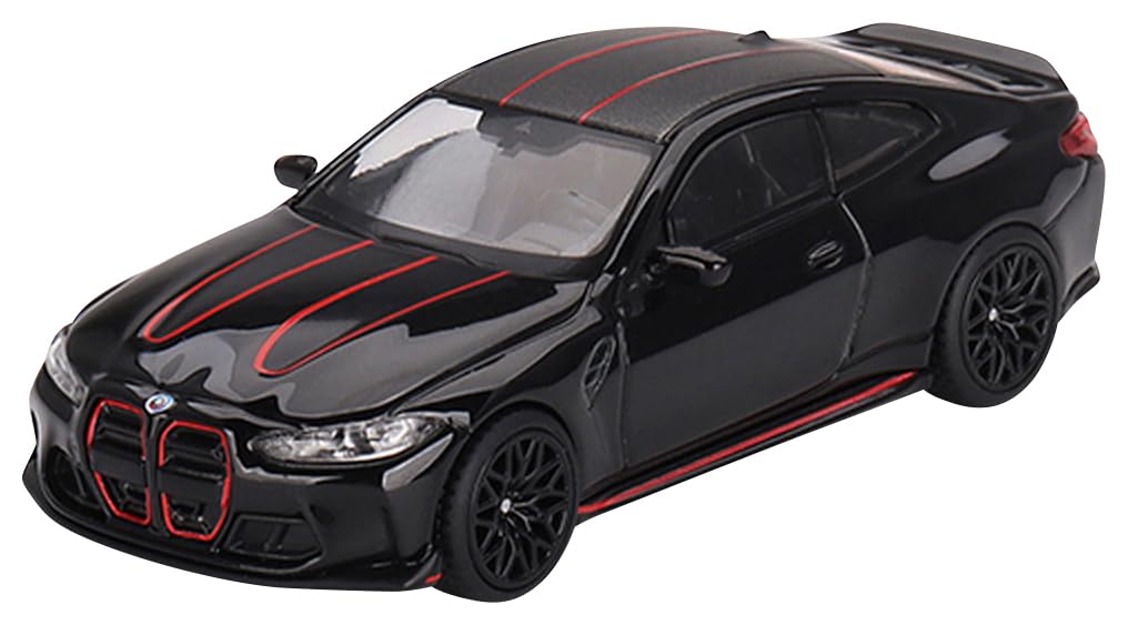 

MINI GT x MiJo Exclusives BMW M4 CSL Black Sapphire Готовое изделие 1/64 (Левый руль)