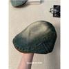 Double Brim Cornice Denim Beret Children Spring And Autumn Casual Versatile Cloud Painter Hat Shows Small Face