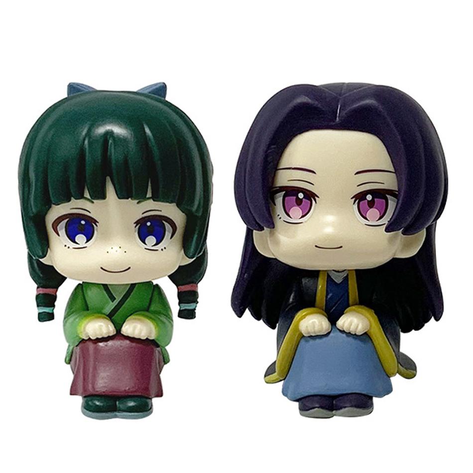 8,5 cm Kusuriya no Hitorigoto Figurka Anime Spójrz w górę Maomao Jinshi Figurka Akcji Mini Wersja Q Figurka Model Kolekcjonerski z PVC Lalka
