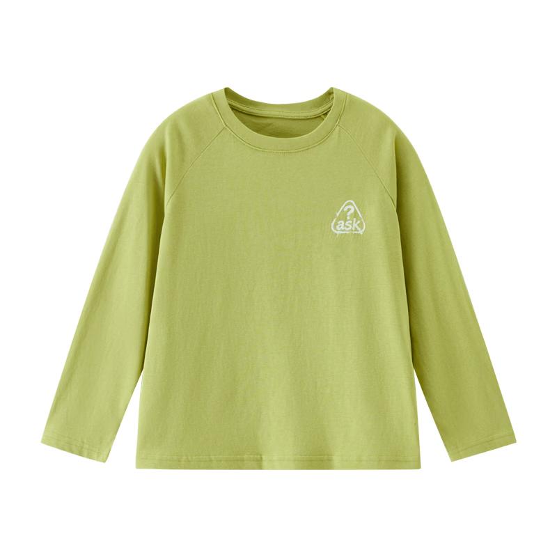 ASK JUNIOR Kids' Fall Reflective Print Raglan Long Sleeve T-Shirt