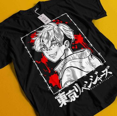 Tokyo Revengers T-Shirt Manjiro Sano Shirt Takemichi Hanagaki T-Shirt Ken Hakkai