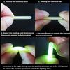 50pcs Fishing Float Light Stick Fireflies Fluorescent Lightstick Night Float Rod Light Dark Glow Sticks Fishing Tackle Tools