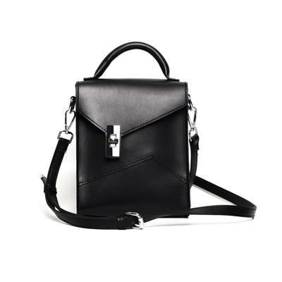 Leather Mini Shoulder Bag 3way Mini Crossbody Chest Bag Handbag Bag Mini Second Bag Casual Formal Business School Commuting Shoulder Bag Bicycle Bag