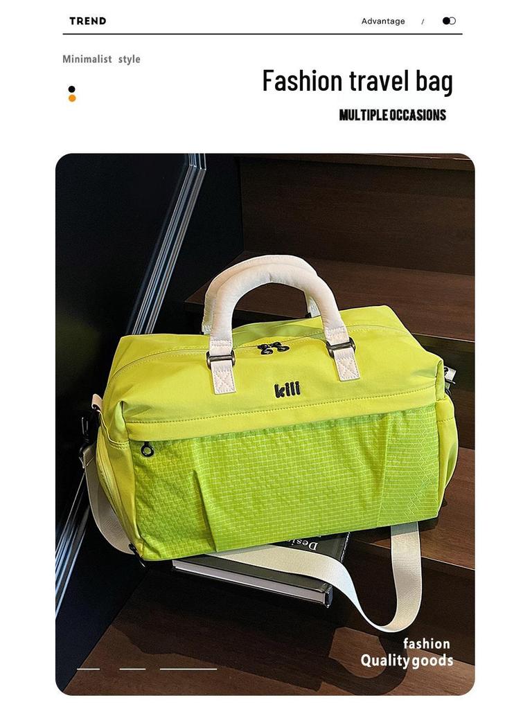 Unisex Reisetasche: Modisches Gepäck mit großem Fassungsvermögen und Trocken-/Nassfach, leicht und vielseitig für kurze Reisen