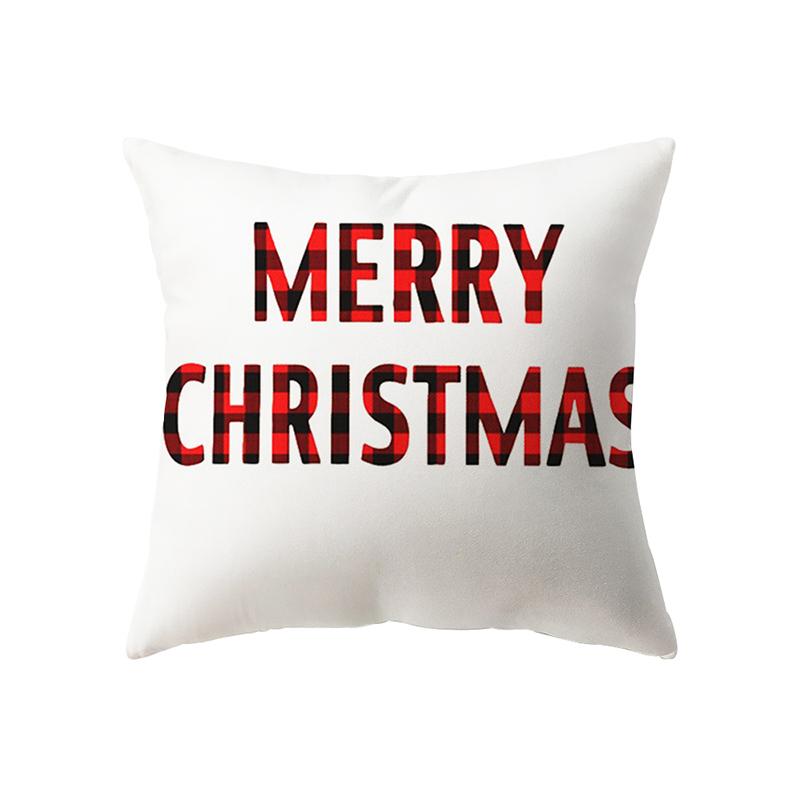 Vánoční dekorace Vánoční motiv Vzor potisku Povlak na polštář Domácí Obývací pokoj Dekorace na pohovku Povlak na polštář