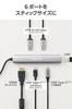 ELECOM Hub Docking Station Slim Type PD 100W Compatible 4K60Hz Compatible HDMI Compatible with MacBook MacBook iPad Gray USB-C 6-in-1 MacBook, Air,