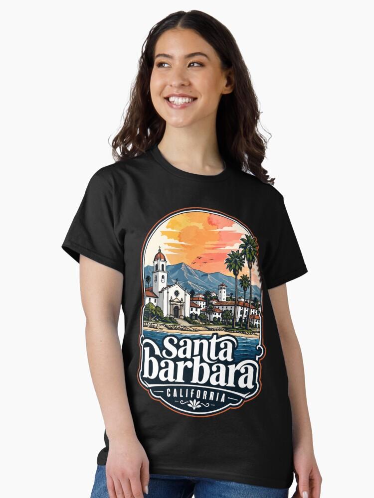 Barbara Santa Barbara California Coast Watercolor Travel Classic T-Shirt