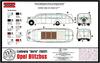 Roden 1/72 Scale German Opel Aero Provaganda Tourist Bus 1937 Plastic Model Kit RE72724