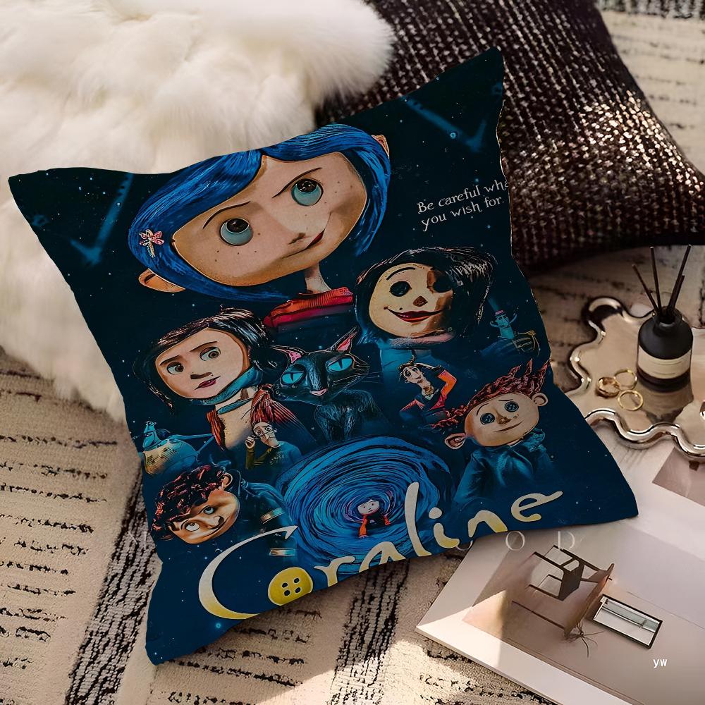 Coraline Cushion Cover 30x50 Polyester Sofa Cushions Decorative Throw Pillows Home Decoration Pillowcover