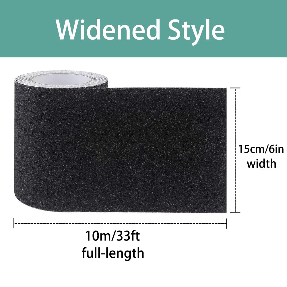 Mineral Sticker for Accident Indoor and Outdoor Strong Sheet 150mm X Anti-Slip Tape, Waterproof, Particles, Anti-Slip Stairs, Stepladders, Floors,