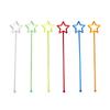Plastic Star Swizzle Sticks Set