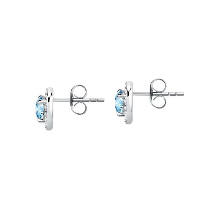 Boucles d'oreilles - MORELLATO - SAIW95 - Argent 925 recyclé - Aquamarine - Pendant Crochet
