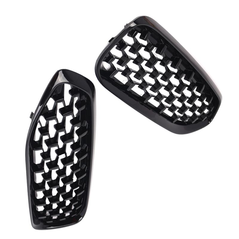 2PCS Car Kidney Hood Radiator Grille Diamond Styling Front Bumper Racing Grills For BMW Z4 G29 - 51138091295 51138091296