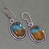 Tourmaline Set Gemstone Gift Wedding Party Bi-Color Pendant,Earring,Ring