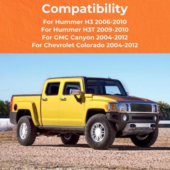 For Chevy Colorado GMC Canyon Hummer H3 Glove Box Latch Handle Black 2004-2012