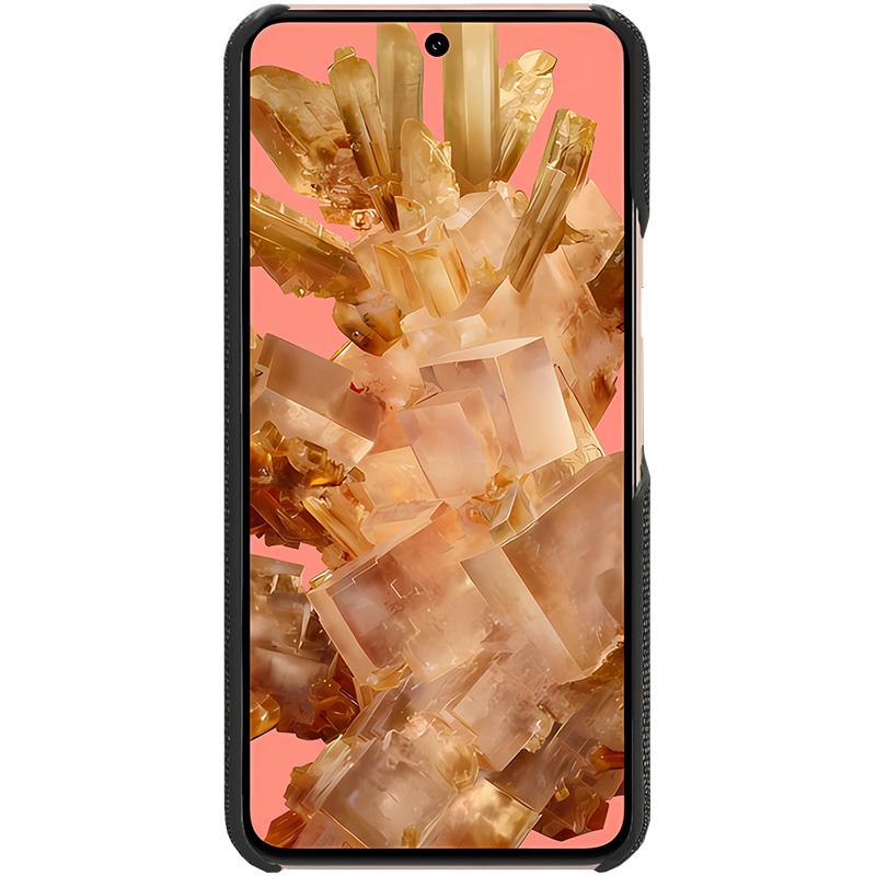 IMAK Ruiyi Series for Google Pixel 8 Case Cloth Texture Bump Proof PU Leather+PC Cell Phone Cover